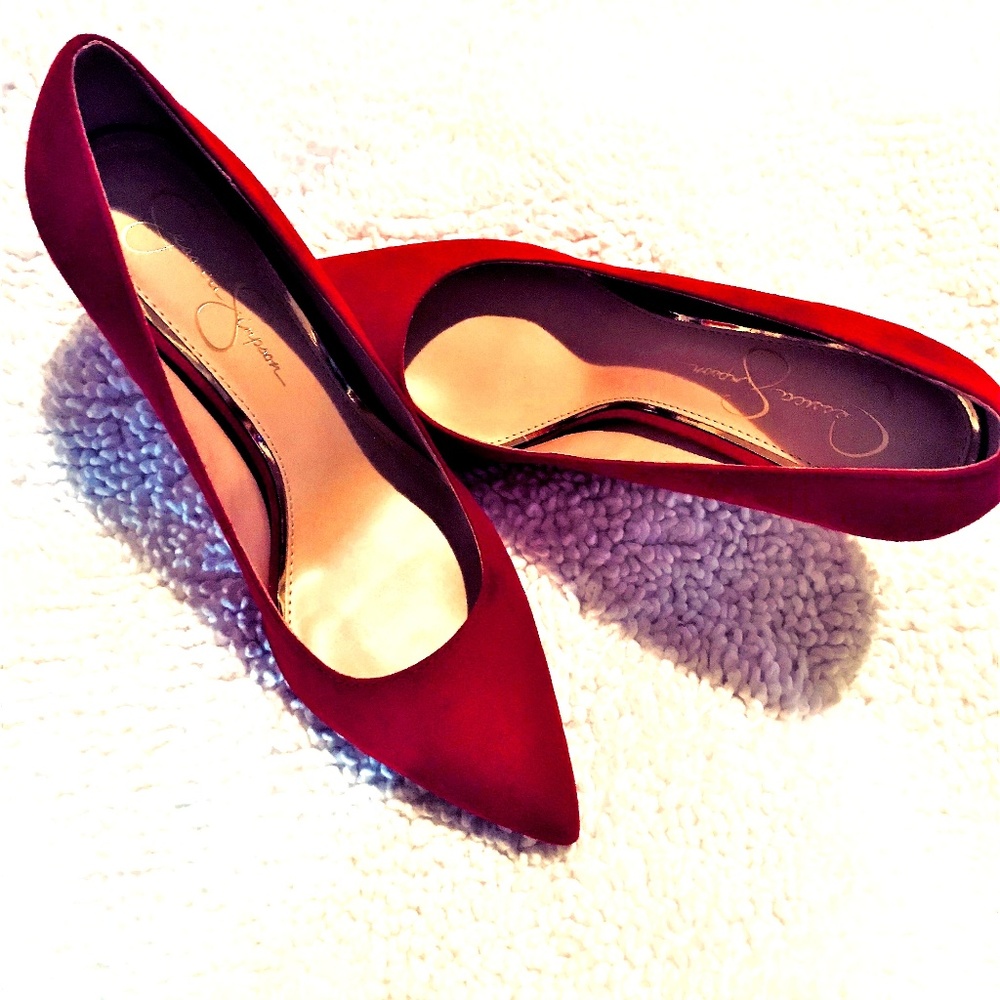 Brand New Jessica Simpson Faux Suede Pumps❤
